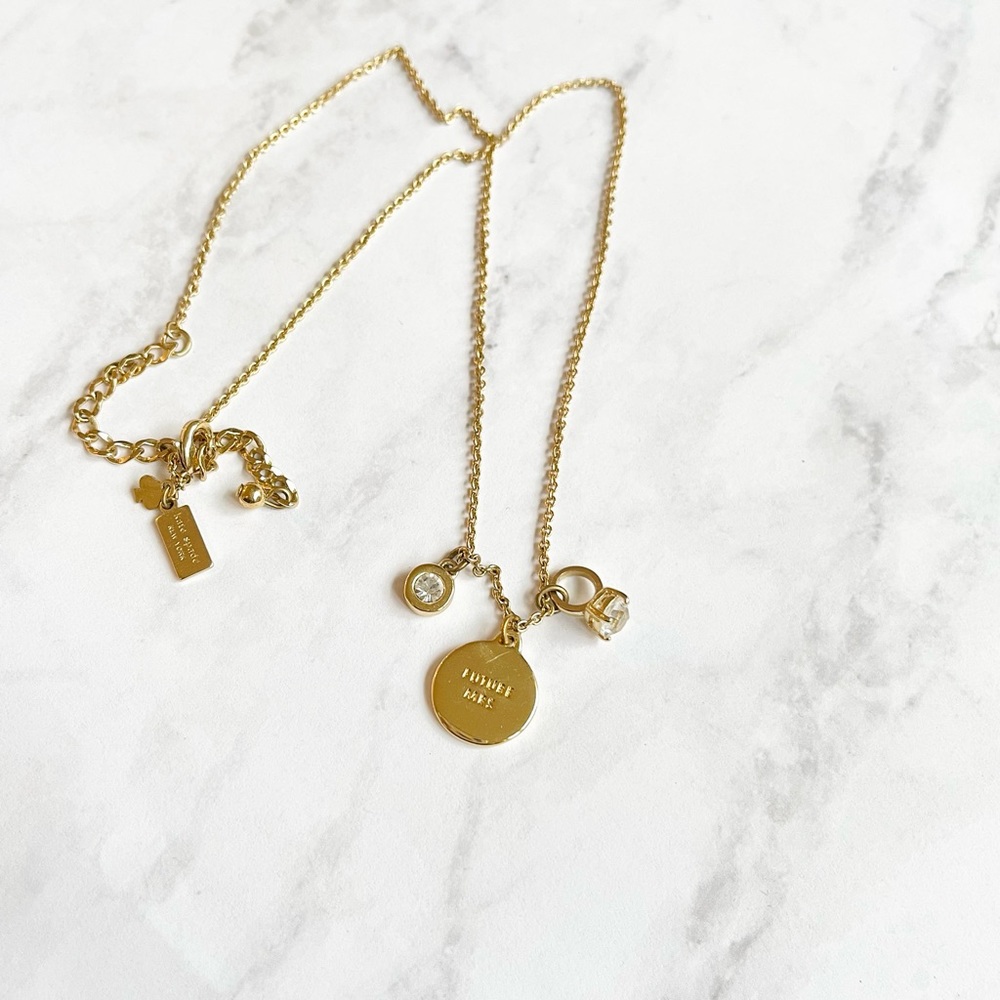 Kate Spade Engagement Charm Necklace